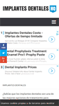 Mobile Screenshot of implantesdentaleshq.com